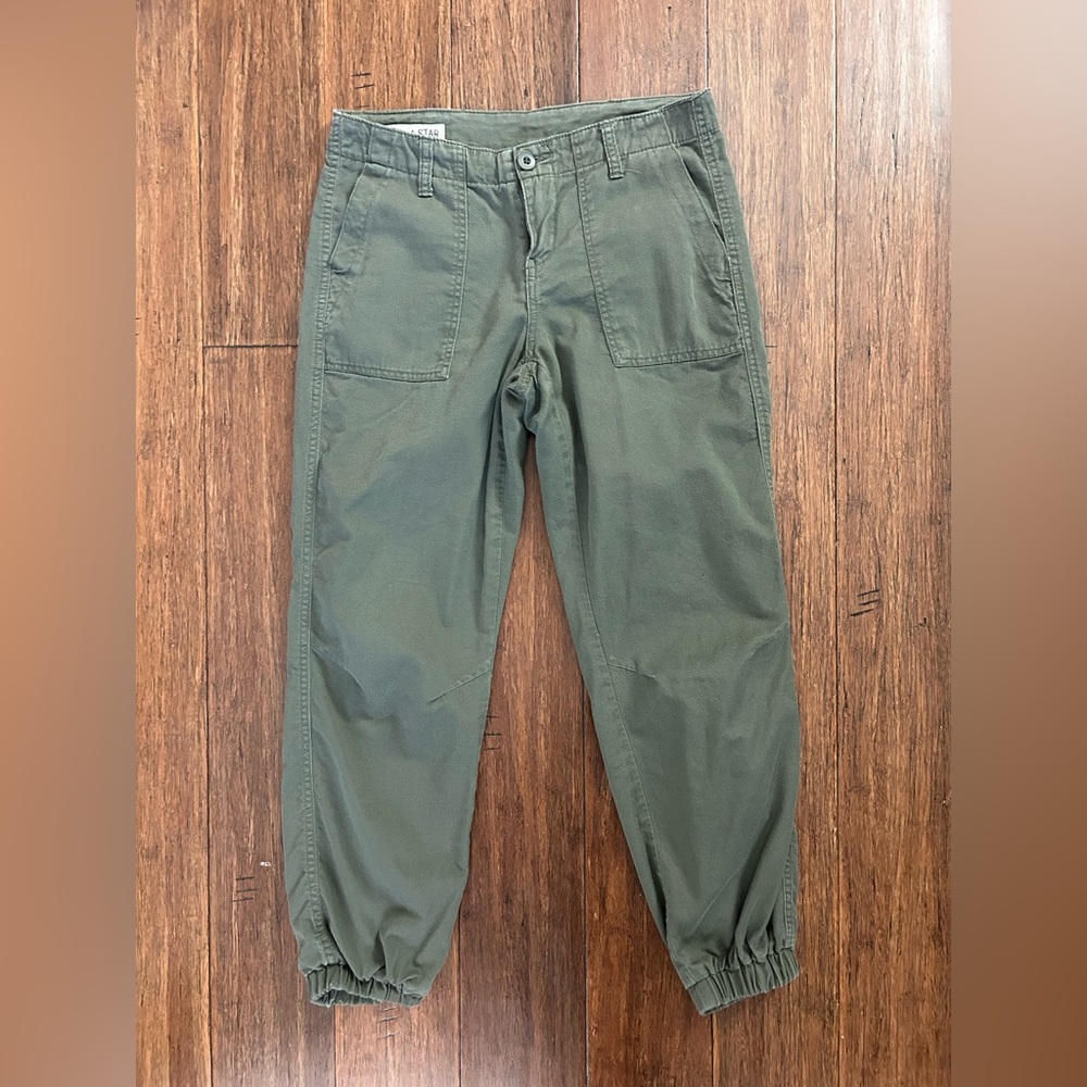 Vanilla Star Green Joggers Relaxed Fit Elastic Cuffs